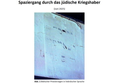 Yehuda Shenef – Spaziergang „Kriegshaber“